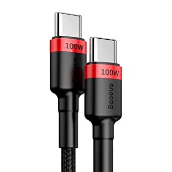 Baseus Cafule Charging Cable | 100W Fast Charging Wide Compatibility USB Type-C Cable 2m Red, Black