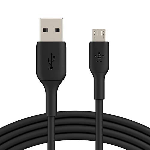 Belkin USB-A to Micro USB Charging Cable for Android Phones and Tablets (3.3 ft/1 Meter, Black)