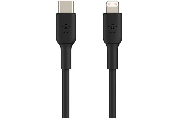 Belkin Apple Certified Lightning to Type C Cable, Fast Charging iPhone, iPad, Air Pods, 3.3 ft Black