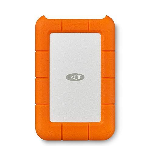 LaCie Rugged Mini 4TB External HDD USB 3.0 Drop Shock Dust Rain Resistant Portable Hard Drive