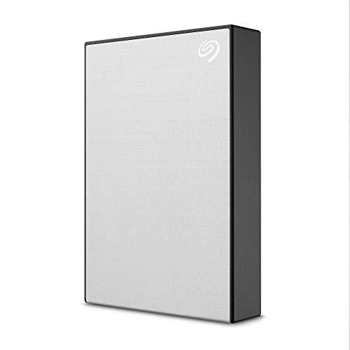 Seagate One Touch 5TB External HDD with Password Protection – Silver,