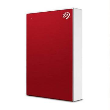Seagate One Touch 5TB External HDD with Password Protection – Red