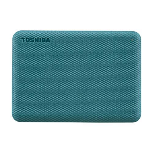 Toshiba Canvio Advance 2TB Portable External HDD, USB3.0 for PC Laptop Windows and Mac - Green