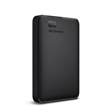 Western WD 2TB Elements Portable External Hard Drive, USB 3.0