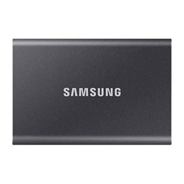 Samsung T7 Touch 500GB USB 3.2 Gen 2 (10Gbps, Type-C) External Solid State Drive Grey