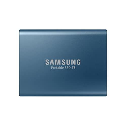 Samsung T5 500GB Up to 540MB/s USB 3.1 Gen 2 Type-C External Solid State Drive Alluring Blue