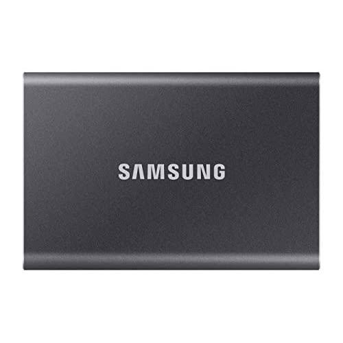 Samsung T7 1TB USB 3.2 Gen 2 (10Gbps, Type-C) External Solid State Drive Grey