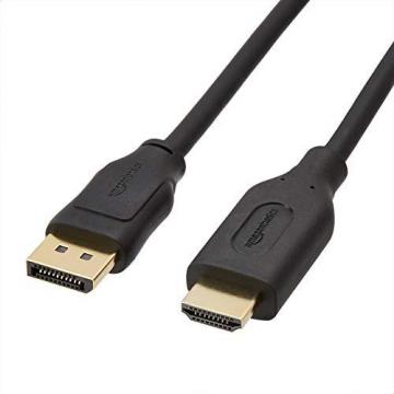 Amazon Basics DisplayPort (not USB port) to HDMI Cable - 10 Feet, Black