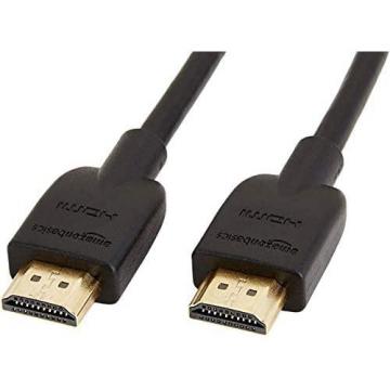 Amazon Basics High-Speed HDMI Cable, 3 Feet (2-Pack) - Supports Ethernet, 3D, 4K video