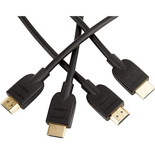 Amazon Basics 3-Feet High-Speed HDMI 2.0 Cable, Pack of 3