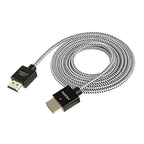CableCreation Ultra Thin HDMI Male to Male, 3.3ft HDMI 4K High-Speed Ultra Slim Low Profile Cable