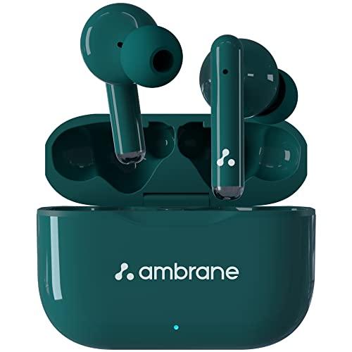 Ambrane Dots 38 True Wireless Earbuds TWS with Pure HD Bass, 16H Playtime, IPX4 Waterproof