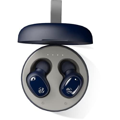 Zebronics Zeb-Sound Bomb 1 TWS Earbuds with BT5.0, Up to 12H Playback, Touch Controls (Blue)