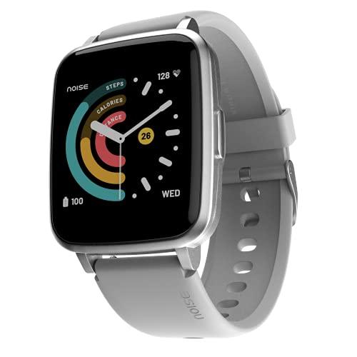 Noise ColorFit Pulse Spo2 Smart Watch 1.4" Full Touch HD Display, Mist Grey