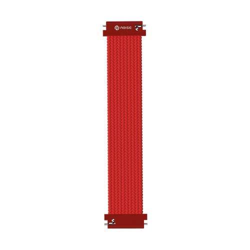 Noise 22 MM Woven Nylon Smartwatch Strap | L Size – Red