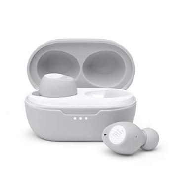 JBL C115 TWS by Harman Truly Wireless Bluetooth in Ear Earbuds with Mic (White)