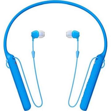 Sony WI-C400 Wireless in-Ear Neck Band Headphones with 20 hrs Battery Life, (Blue)