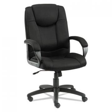 Alera Logan Series Mesh High-Back Swivel/Tilt Chair, Black Seat/Black Back, Black Base