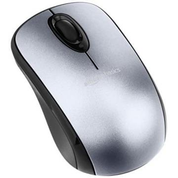 Amazon Basics Wireless Mouse with Nano Receiver - Silver