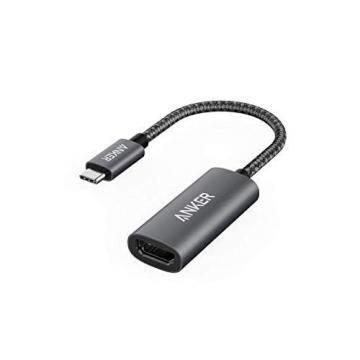 Anker USB C to HDMI Adapter (4K@60Hz), 313 USB-C Adapter (4K HDMI), Aluminum Portable USB C Adapter
