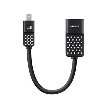 Belkin Mini Display Port to HDMI Adapter 4k Compatible - Black