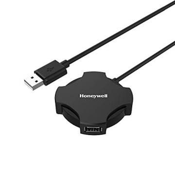 Honeywell 4 Port USB Non-Powered Hub 2.0- Black