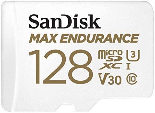 SanDisk 128GB MAX Endurance microSDXC Card with Adapter C10, U3, V30
