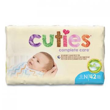 Cuties Premium Jumbo Diapers, Size 0, Newborn to 10 lbs, 60/Carton