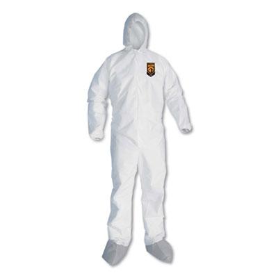 Kimberly-Clark KleenGuard A45 Liquid and Particle Protection Surface Prep/Paint Coveralls, Large