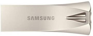 Samsung BAR Plus 64GB - 200MB/s USB 3.1 Flash Drive Champagne Silver