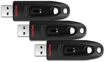 SanDisk 32GB 3-Pack Ultra USB 3.0 Flash Drive (3x32GB)