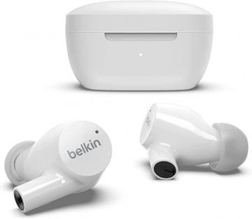 Belkin Wireless Earbuds, SoundForm Rise True Wireless Bluetooth 5.2 Earphones White