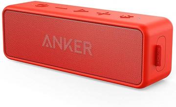 Anker Soundcore 2 Portable Bluetooth Speaker with 12W Stereo Sound, BassUp, IPX7 Waterproof
