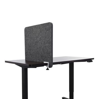 Lumeah Desk Divider Privacy Panel Sound Reducing Office Partition for Desk Cubical, 23.5x1x22, Ash