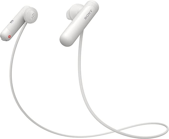Sony WI-SP500 Wireless Sports Headphones with IPX4 Splash Proof - White