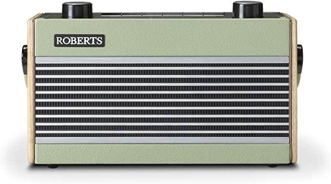 Roberts Rambler BT Retro/ Digital Portable Bluetooth Radio with DAB/DAB+/FM RDS Wavebands - Green