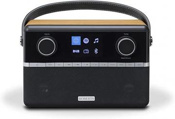 Roberts Stream94i DAB+/DAB/FM Internet Radio with Spotify Connect and Added Bluetooth - Black/Wood