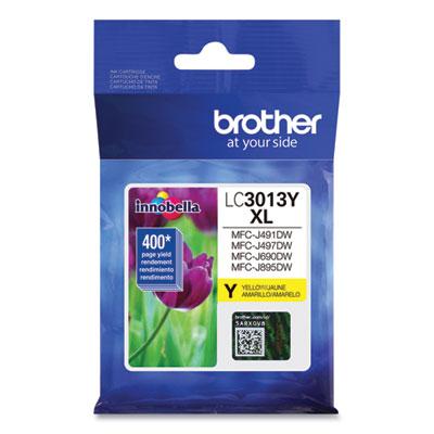 Brother LC3013Y High-Yield Yellow Ink Cartridge