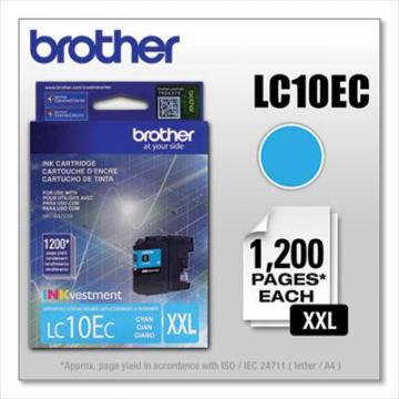 Brother LC10EC Super High-Yield Cyan Ink Cartridge