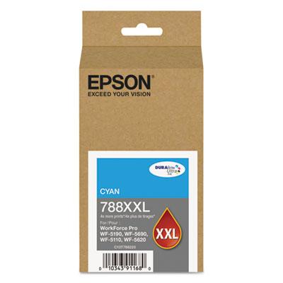 Epson 788XXL High-Yield Cyan Ink Cartridge