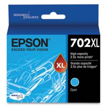 Epson 702XL High-Yield Cyan Ink Cartridge
