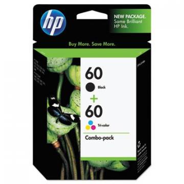 HP 60 Black,Tri-Color Ink Cartridge