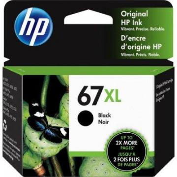 HP 67XL High-Yield Black Ink Cartridge
