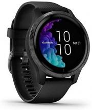 Garmin Venu, GPS Smartwatch, Black with Slate Hardware