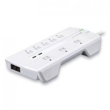 360 Electrical Visionary 3.4 Surge Protector, 8 AC Outlets, 6 ft Cord, 3150 J, White