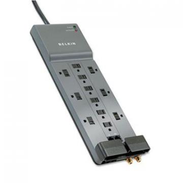 8-Foot Cord S9NC01RB00A08 4,320 Joule Basics 12-Outlet Surge Protector 
