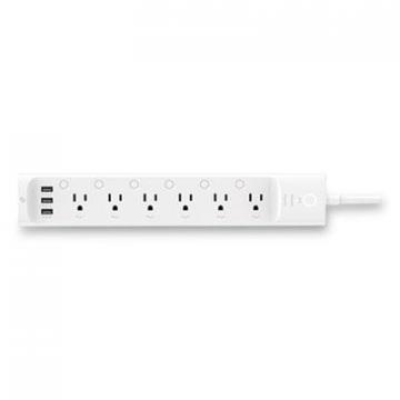 TP-Link Kasa Smart Wi-Fi Power Strip, 6 AC Outlets, 3 USB Ports, 6 ft Cord, 540 Joules, White