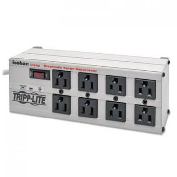 Tripp Lite Isobar Surge Protector, 8 Outlets, 12 ft. Cord, 3840 Joules, Metal Housing