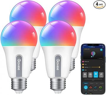 Govee Smart Light Bulbs, Color Changing Light Bulb with Music Sync