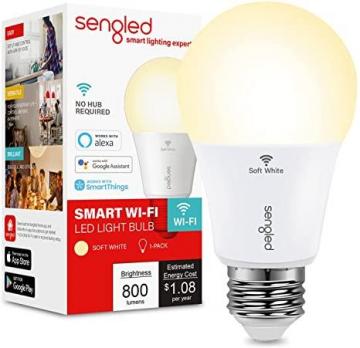 Sengled Smart Light Bulbs, Color Changing Alexa Light Bulb, A19 RGB Multicolor